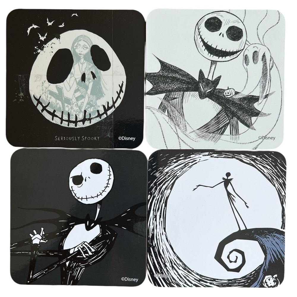 Disney Nightmare Before Christmas 4 Pack coasters